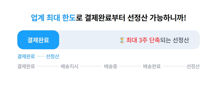 올라선정산 결제완료