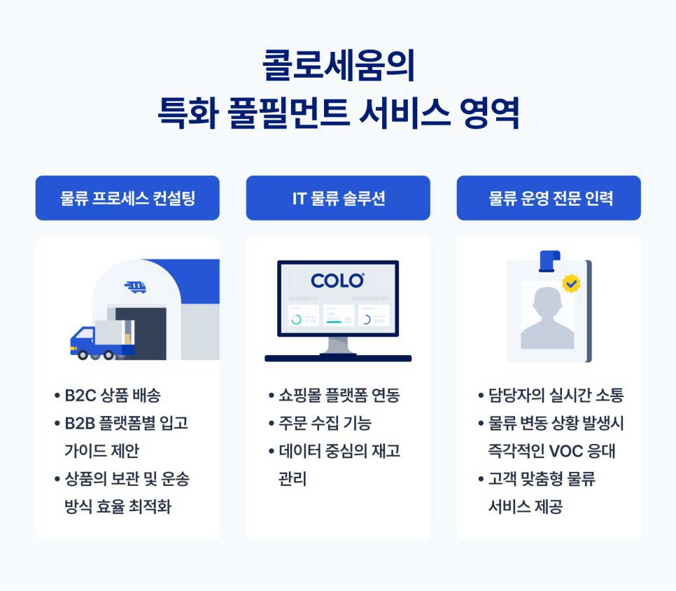콜로세움 서비스 영역 내용